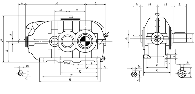 DBY、DBYK硬齒面減速機(jī)熱功率